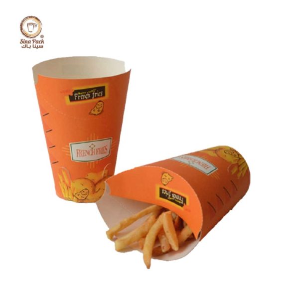 علبة بطاطس مقاس 16